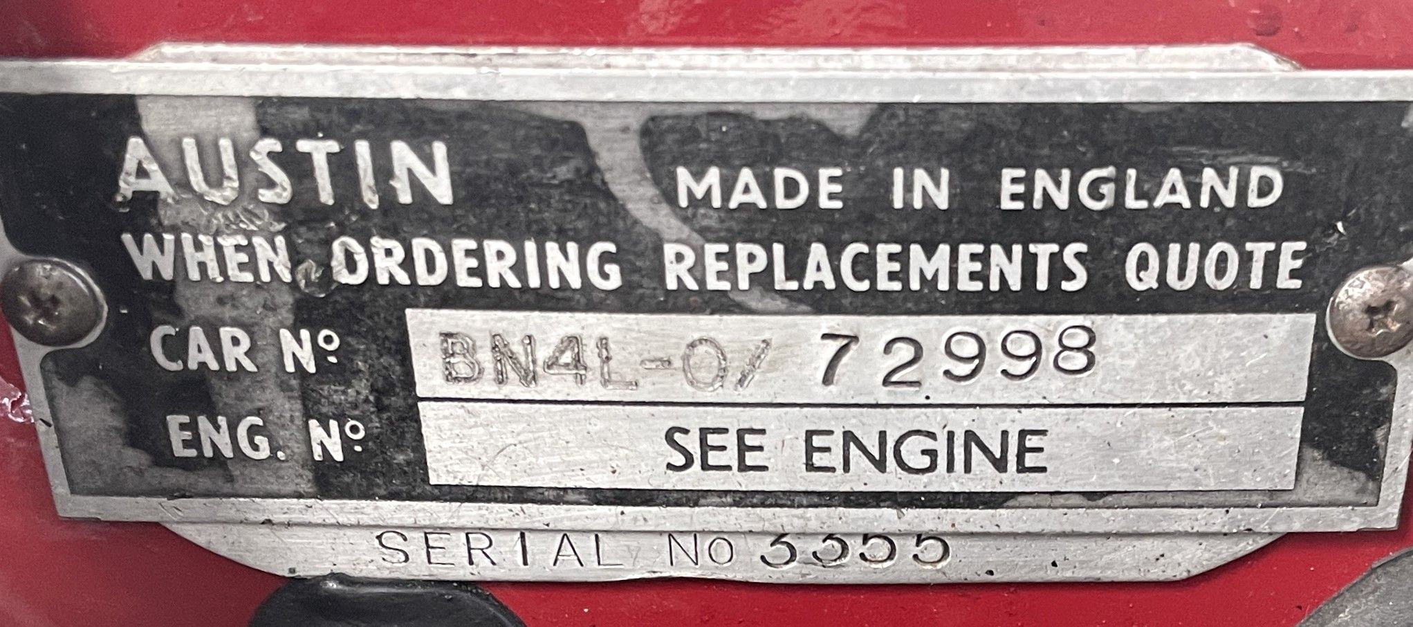 Austin-Healey 100-6 3000 engine + OD., foto 9