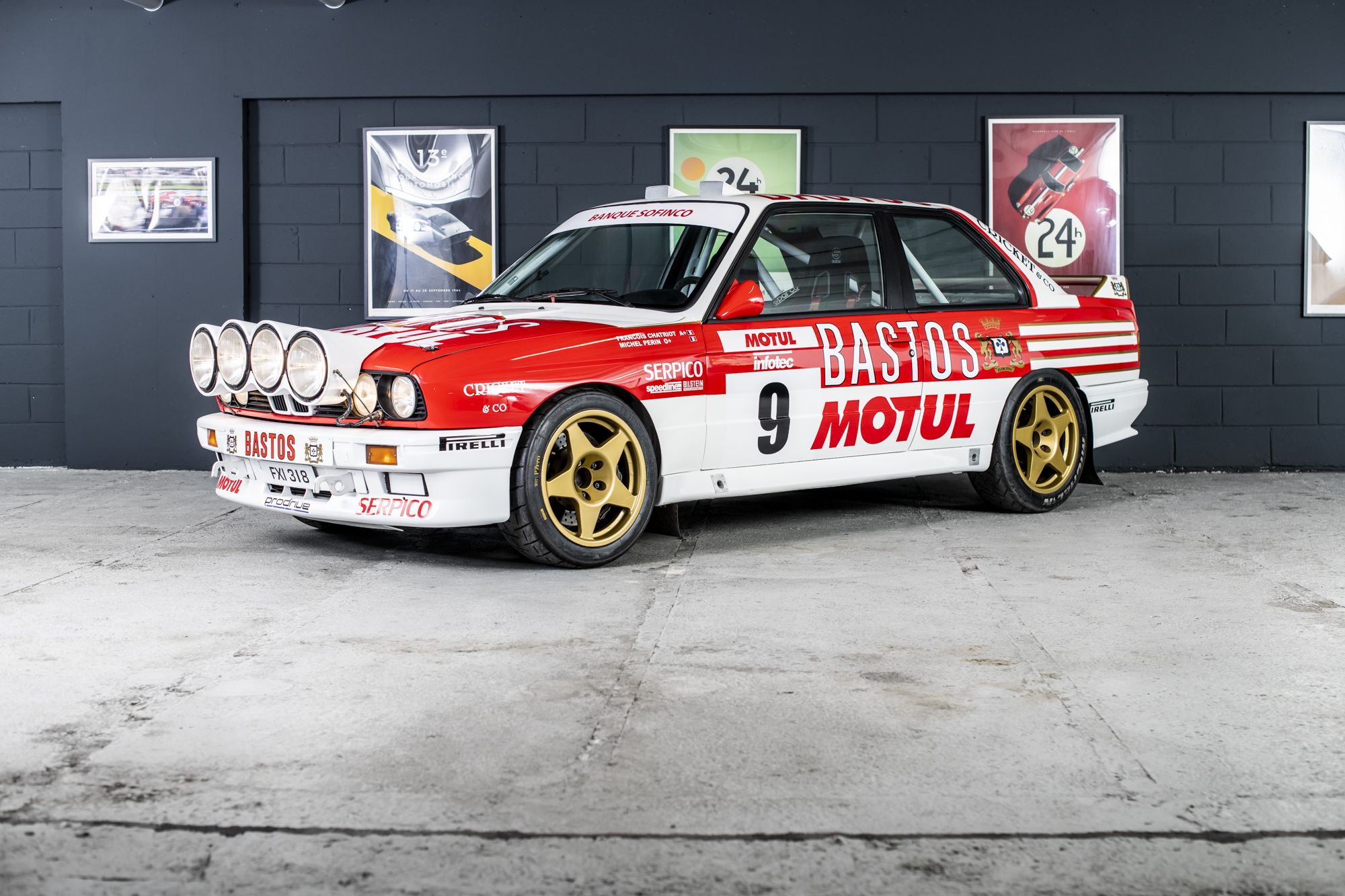 1988 BMW M3 RALLYE PRODRIVE ex tour De Corse, foto 3