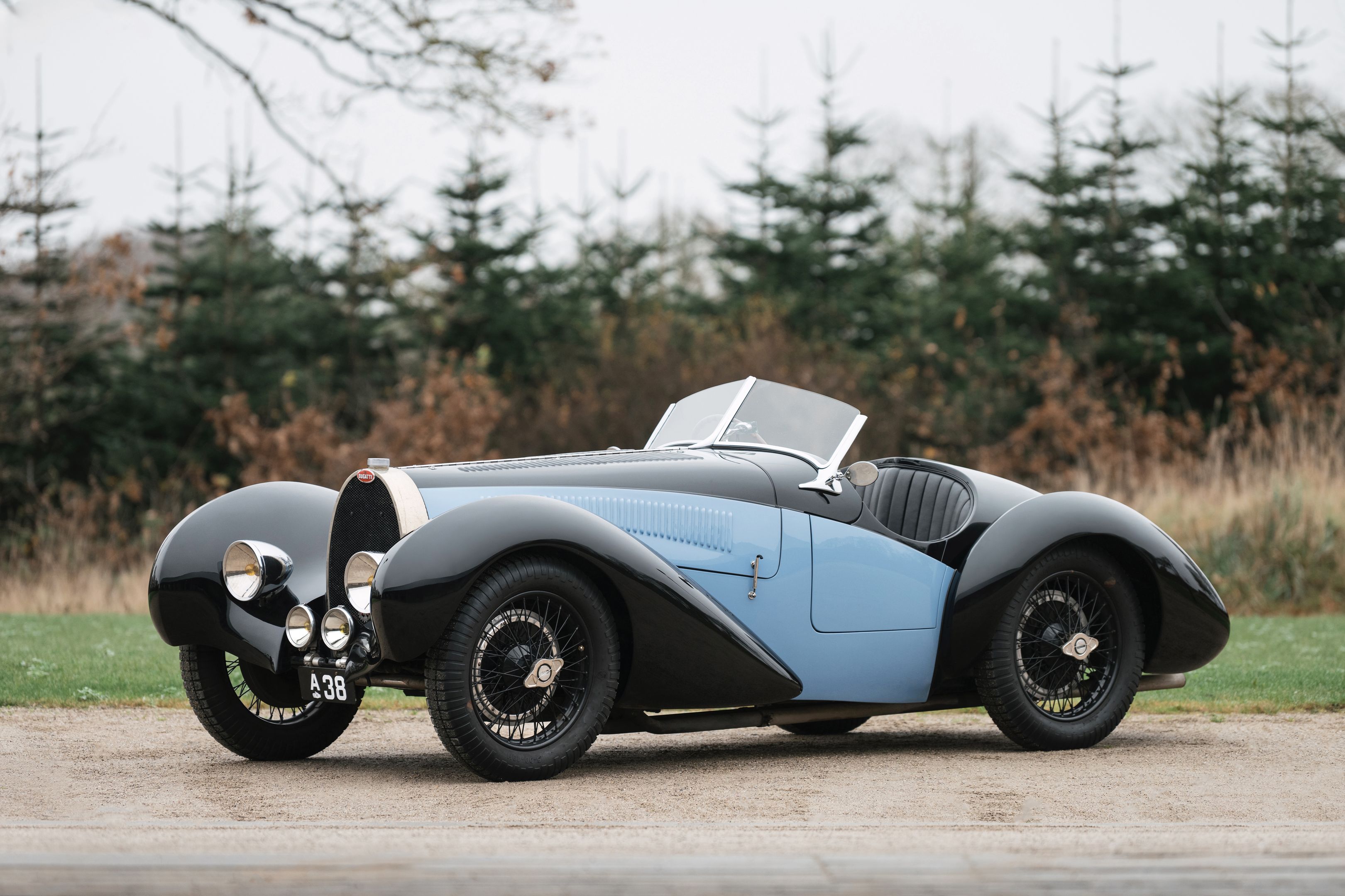 1927 Bugatti Type 38A with unique French coach build body, foto 1