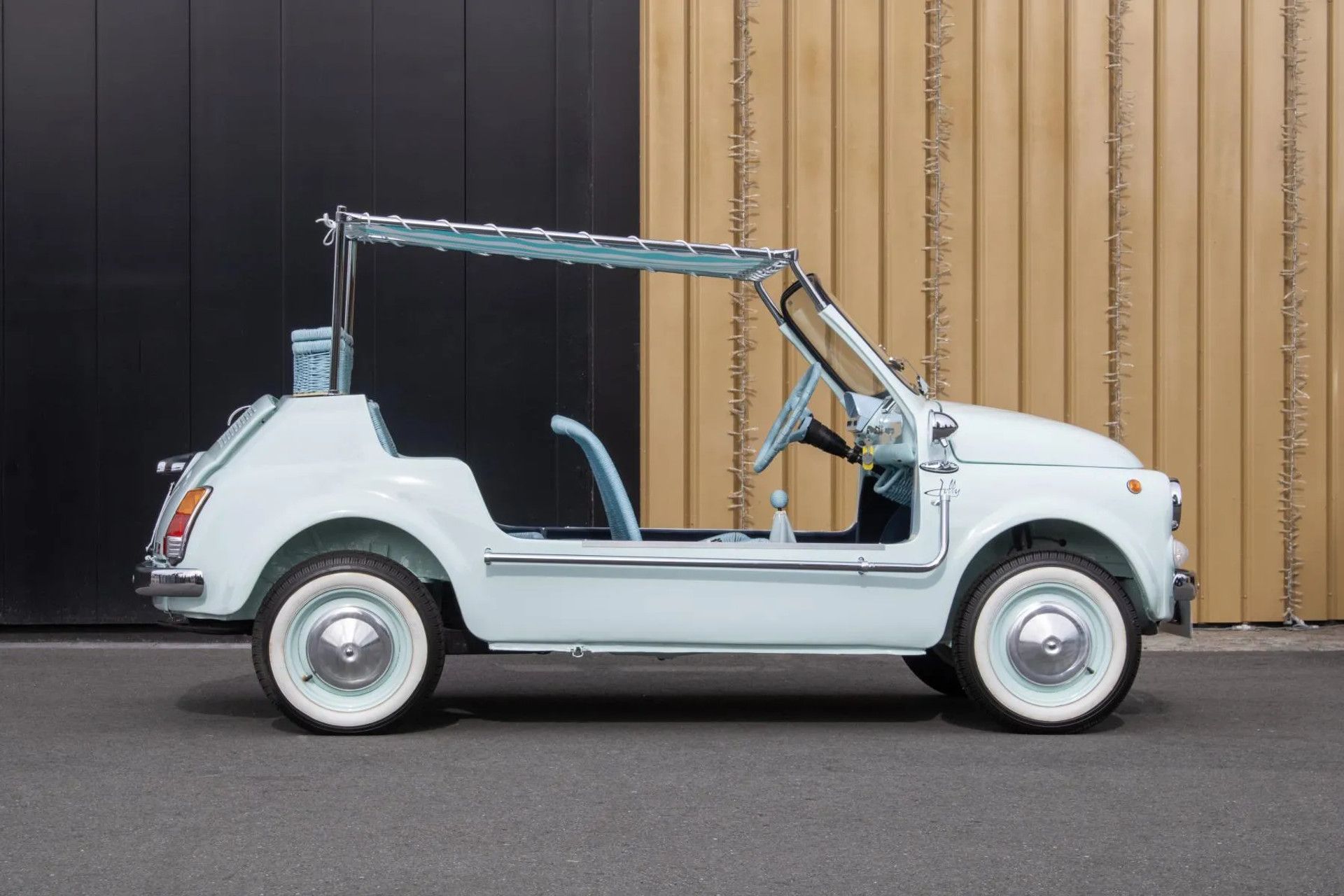 1976 Fiat 500 Jolly (riet, strandauto, Italiaans), foto 4
