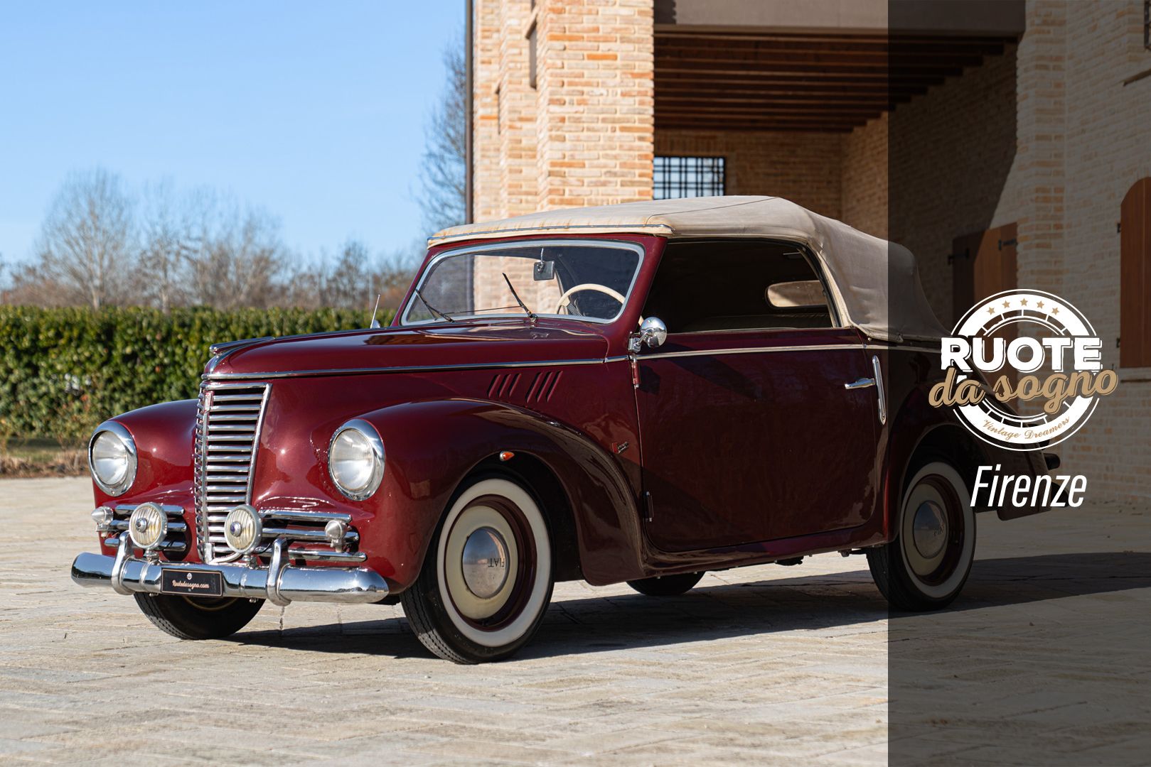 1947 FIAT 1100 CABRIOLET CARROZZERIE SPECIALI, foto 1