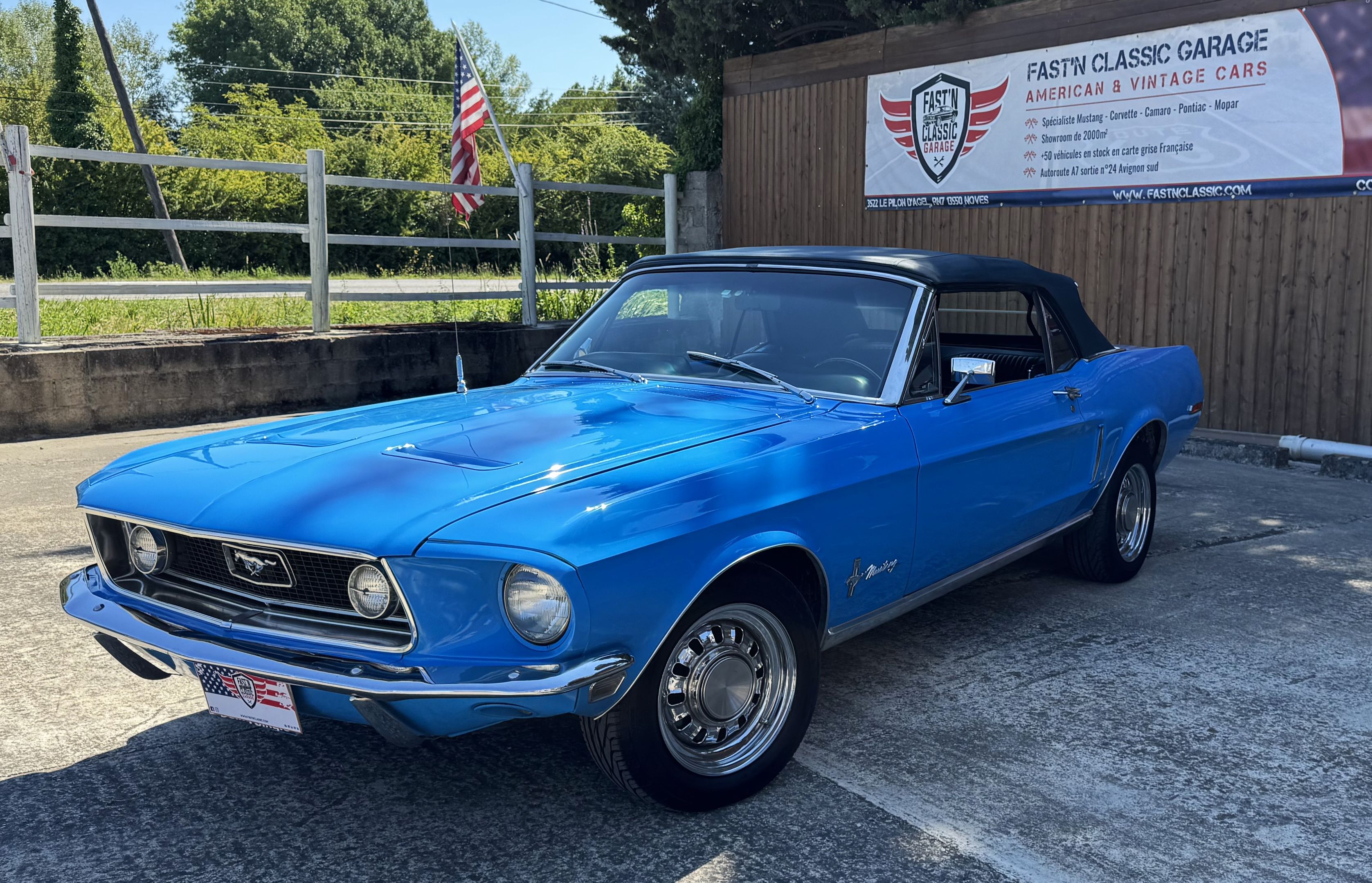 1968 Ford Mustang 1st Gen (1968) (1968 - 1968) Convertible, foto 2