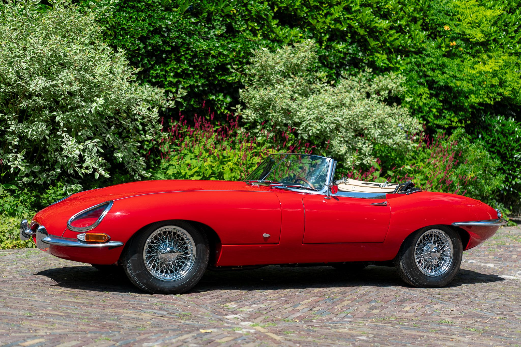 1961 Jaguar E-Type Series 1 Flatfloor OBL, foto 2