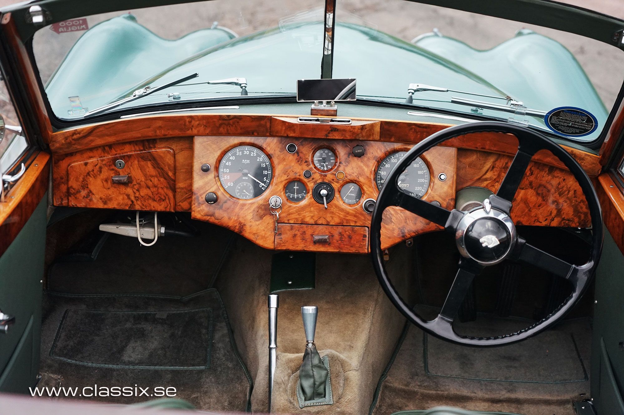 1954 Jaguar XK120 DHC, five speed, foto 8