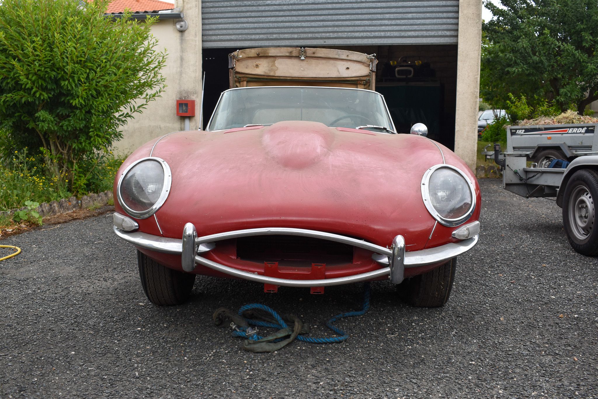 1961 Jaguar E-Type Series 1 OTS - Flat Floor - Project, foto 2