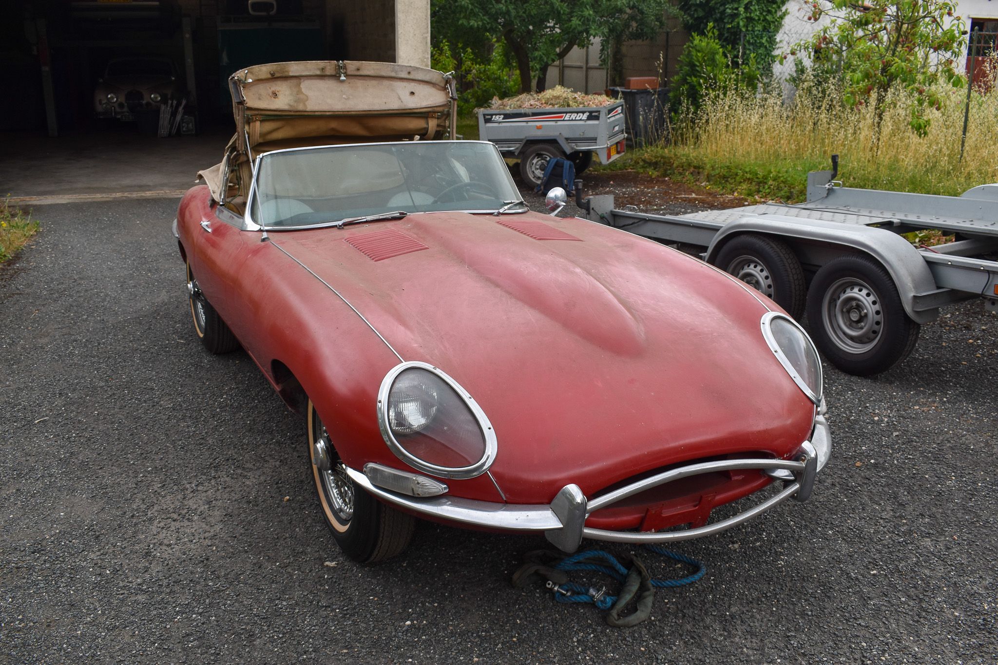 1961 Jaguar E-Type Series 1 OTS - Flat Floor - Project, foto 3