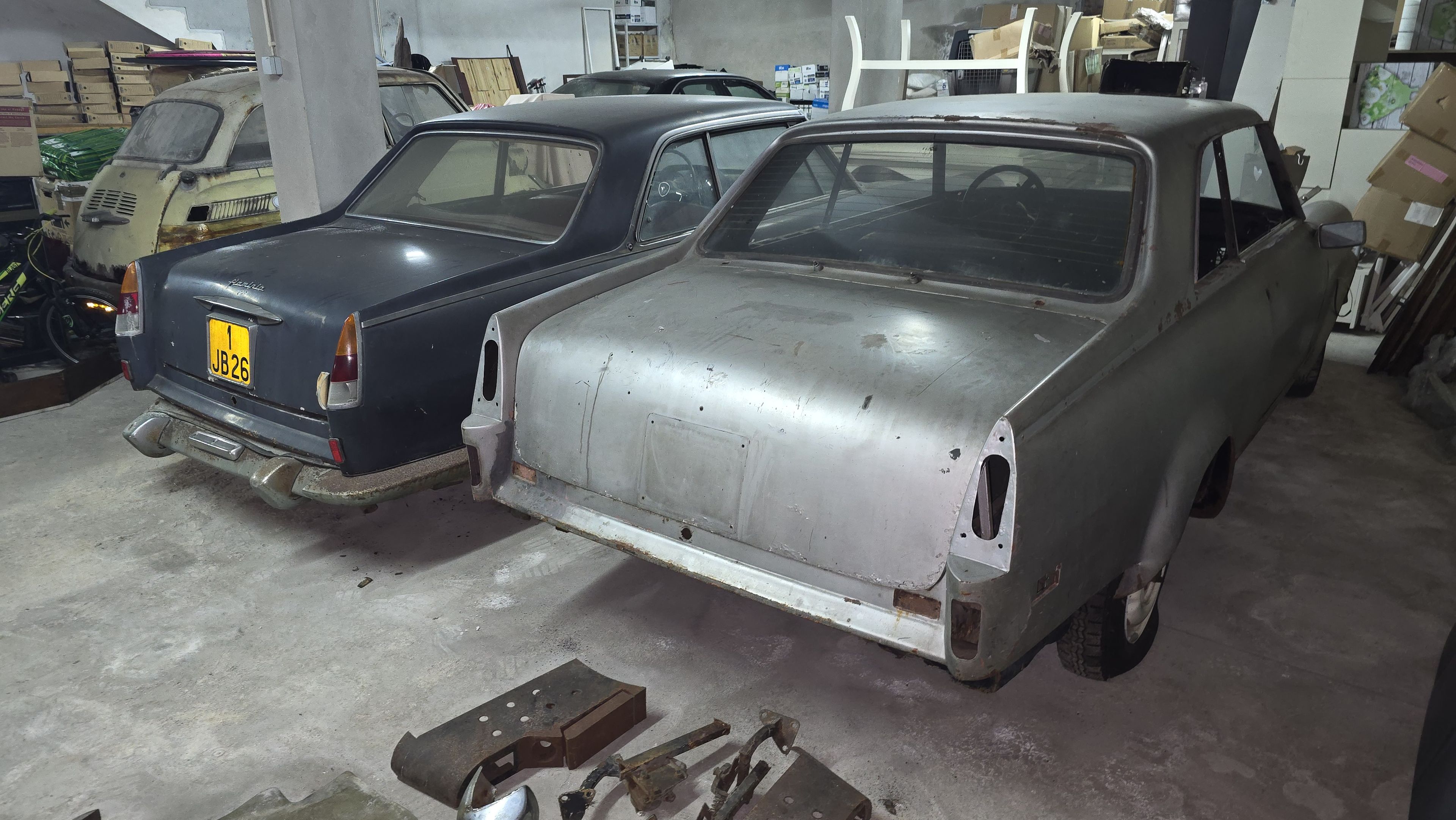 2X Lancias Flaminia 2.5 Coupe Pininfarina for Restoration, foto 8