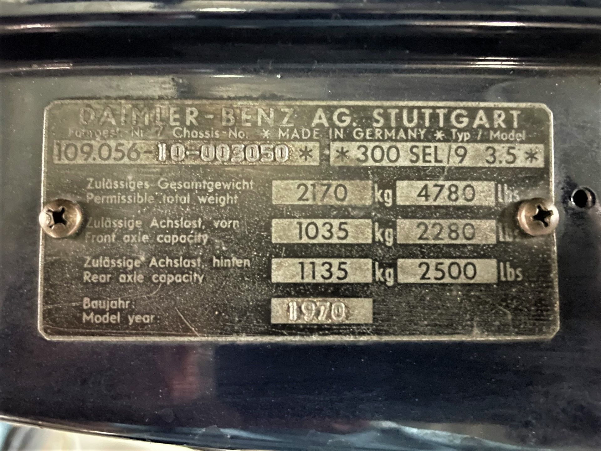 Mercedes-Benz 300 SEL 3.5, foto 12