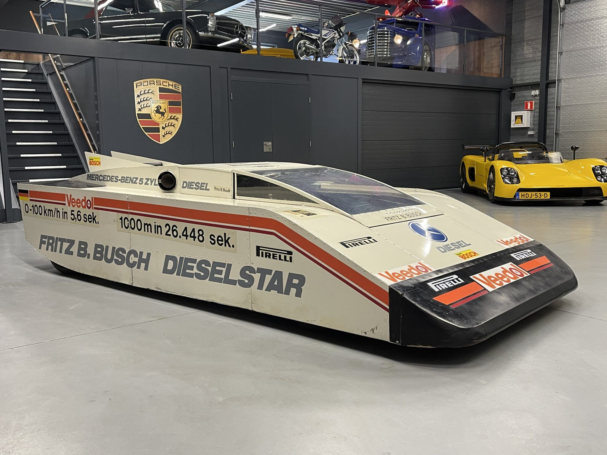 1975 Mercedes Fritz B. Busch DieselStar World Record Car, foto 9