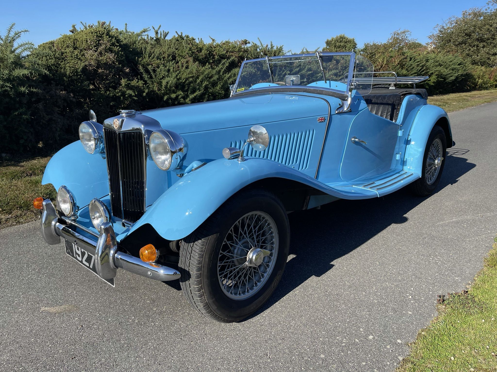 MG TD - very original, rare Clipper Blue, foto 1