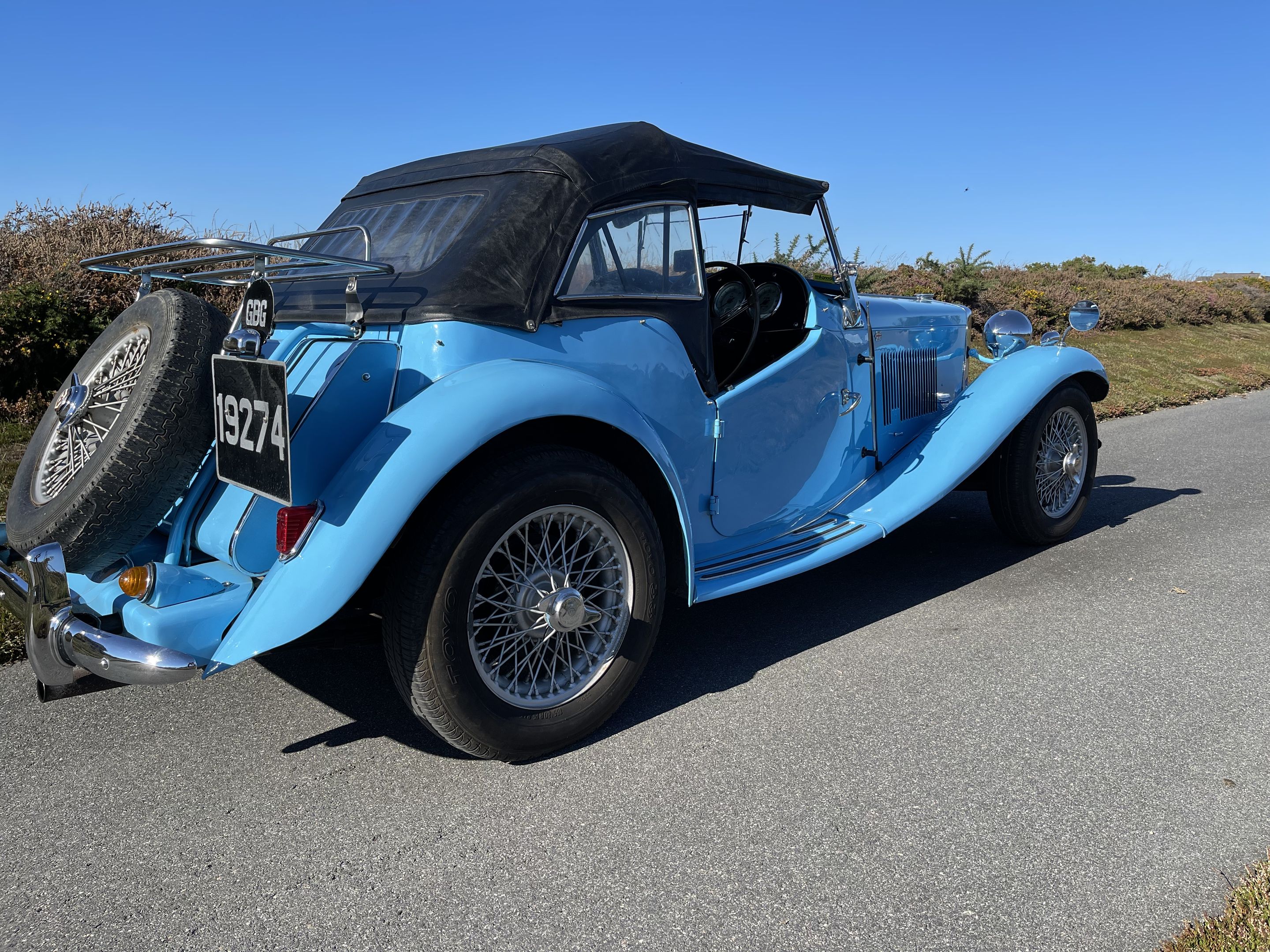 MG TD - very original, rare Clipper Blue, foto 3