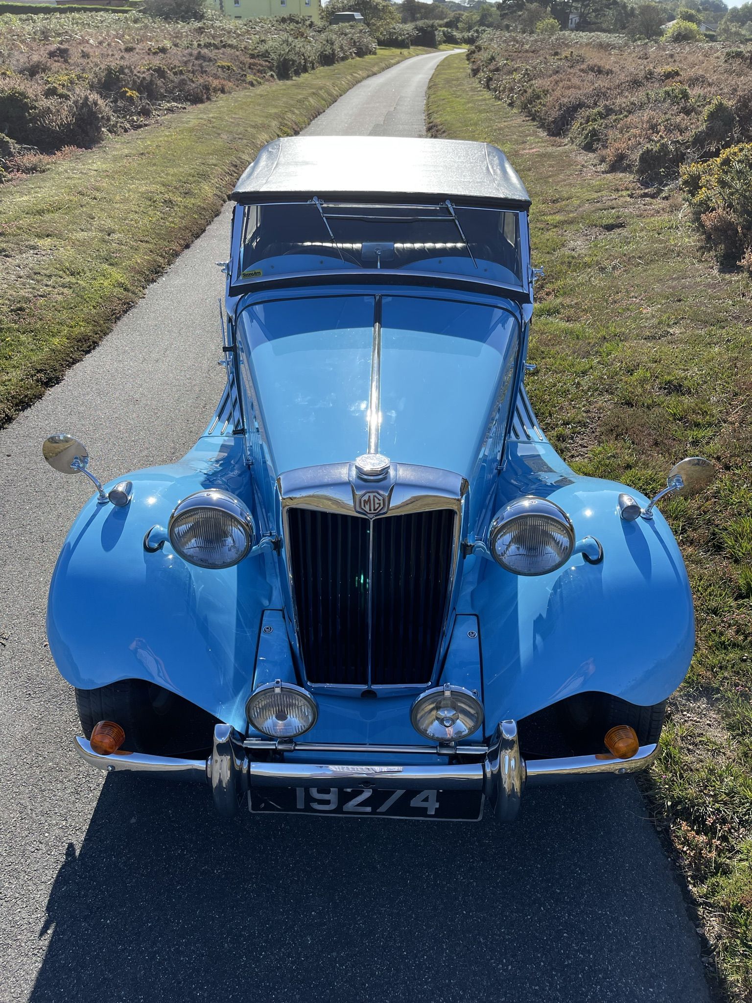 MG TD - very original, rare Clipper Blue, foto 4
