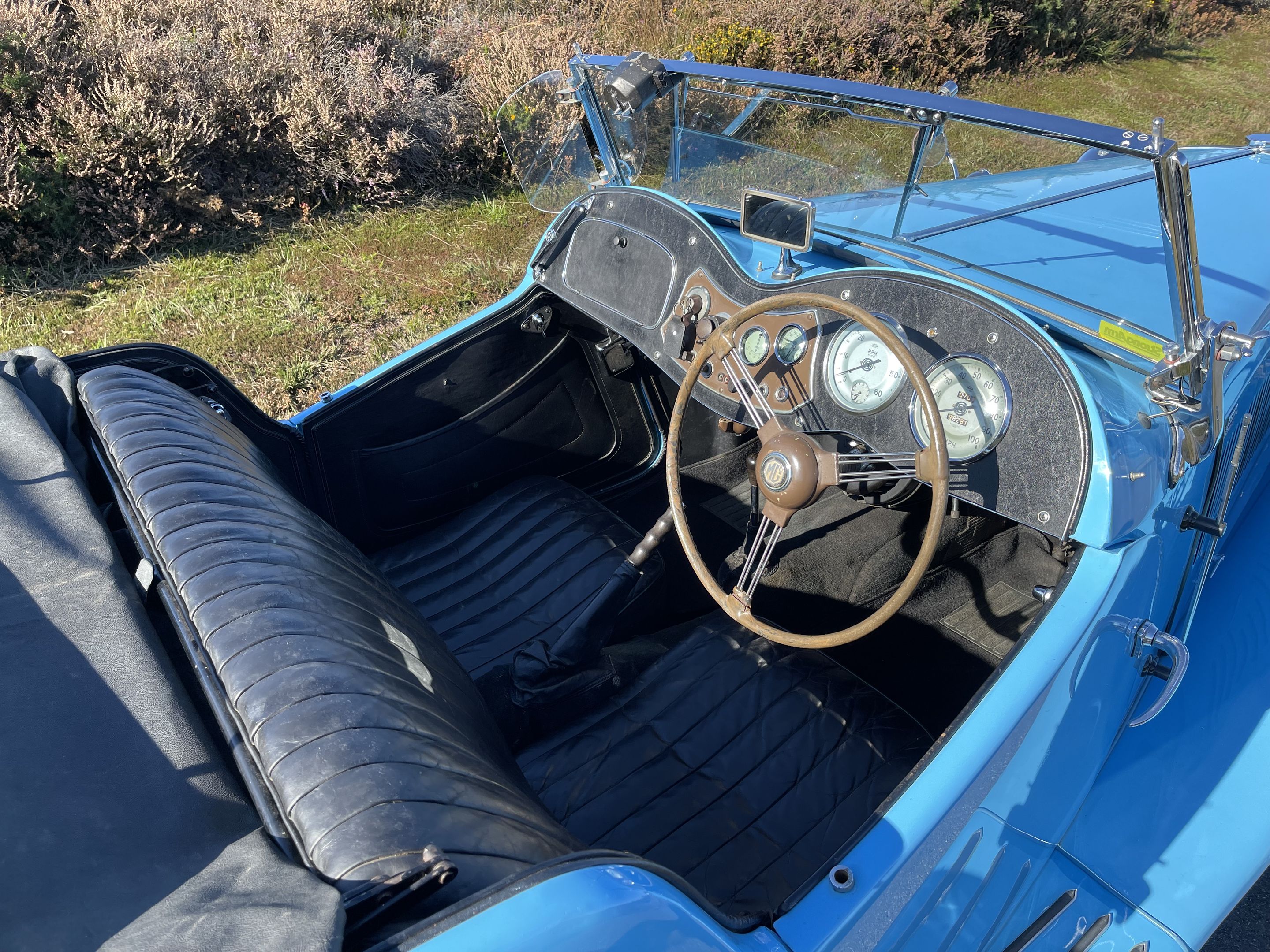MG TD - very original, rare Clipper Blue, foto 8