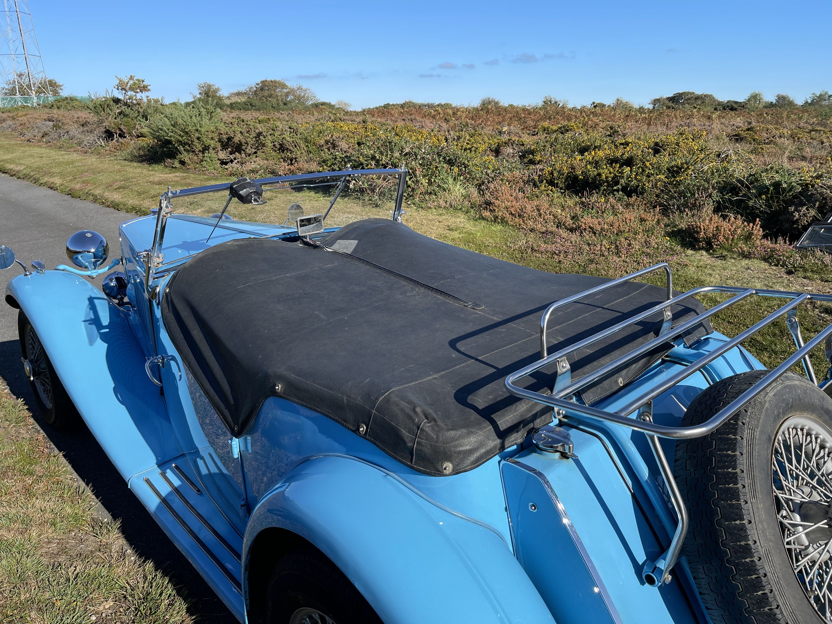 MG TD - very original, rare Clipper Blue, foto 9
