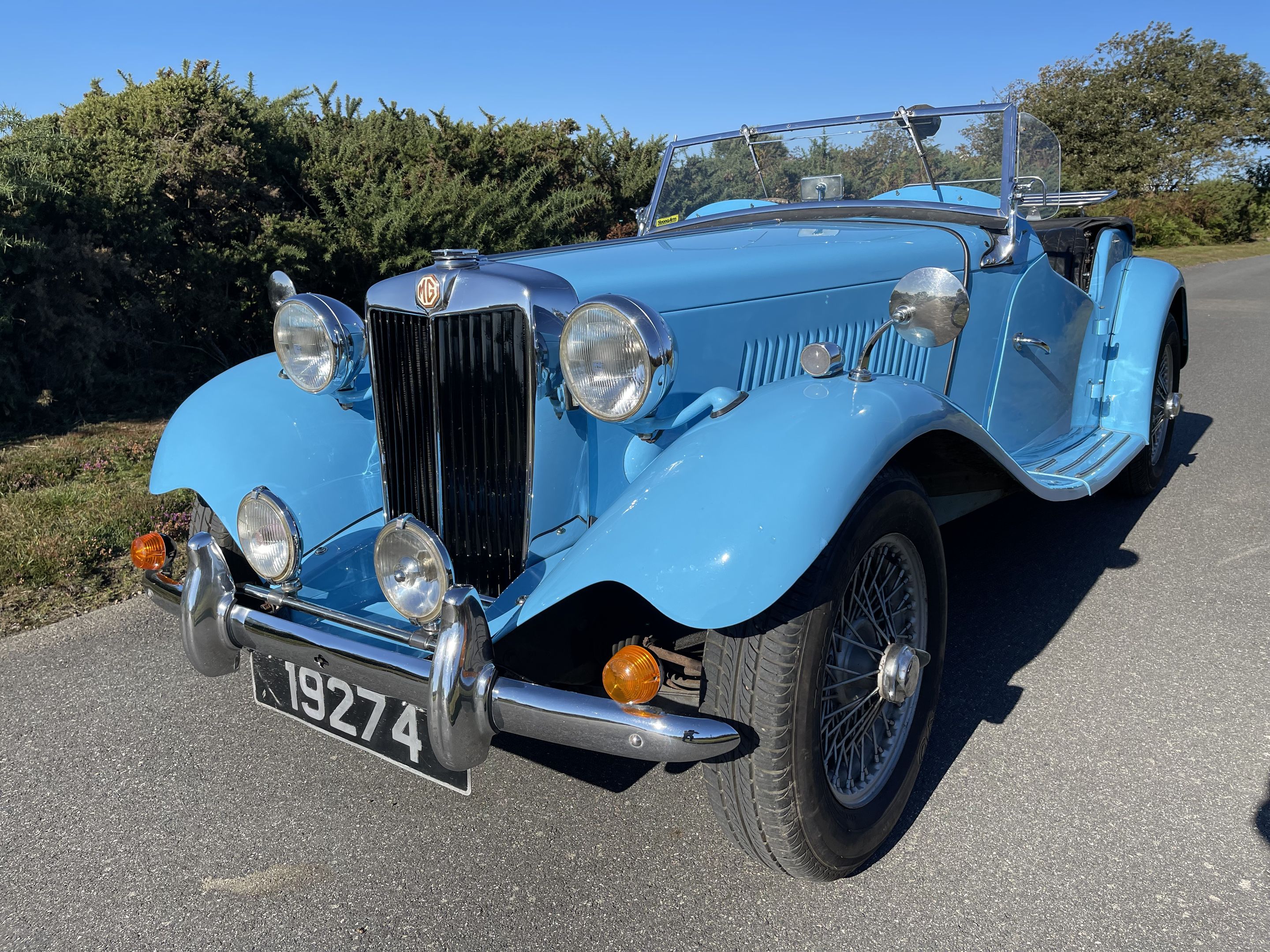 MG TD - very original, rare Clipper Blue, foto 11