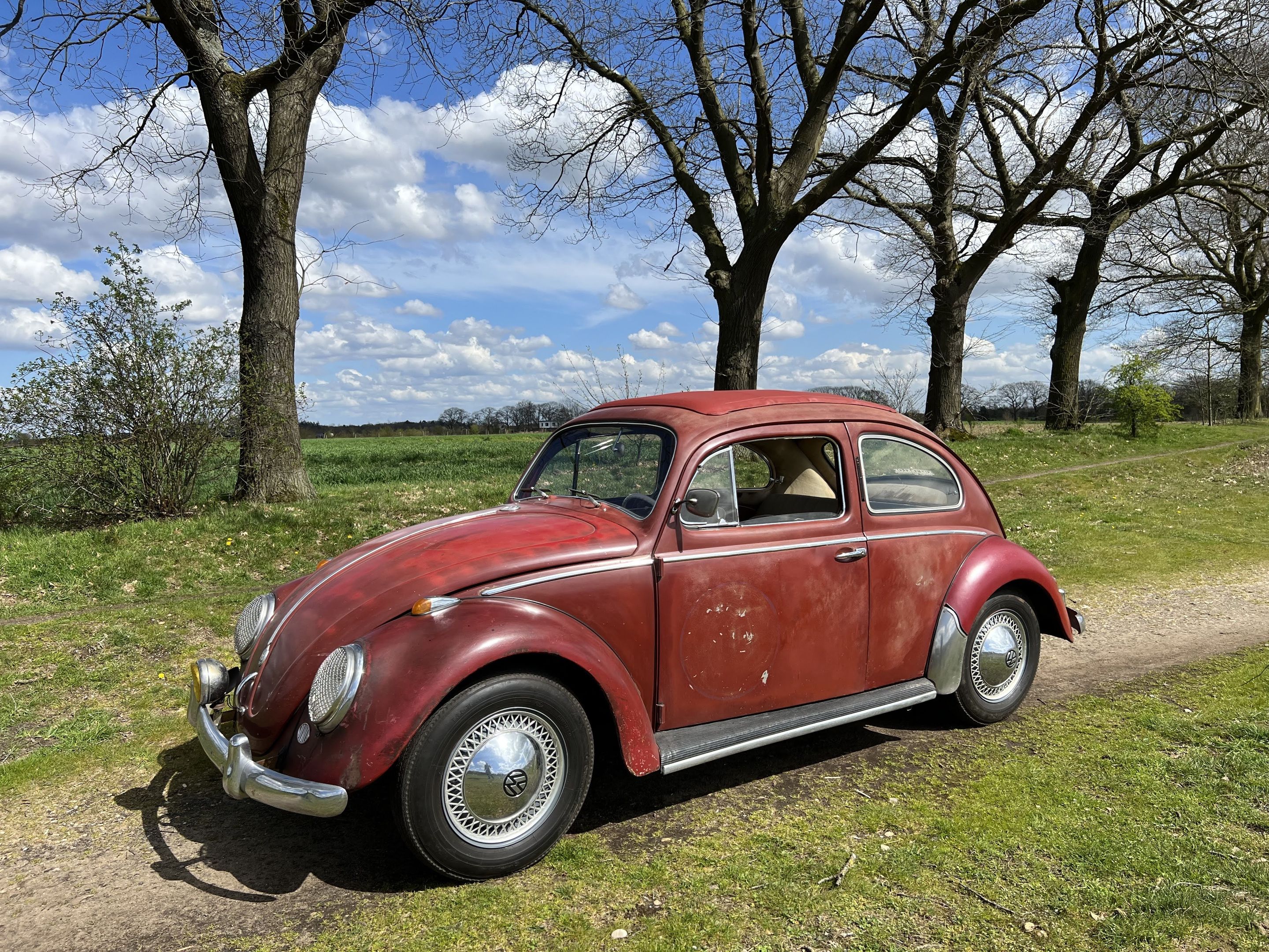 VW beetle ragtop, Faltdach Käfer, Vouwdak kever, foto 1