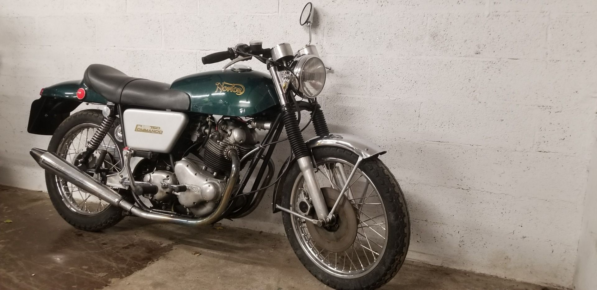 1972 Norton Commando 750 Verte, foto 2