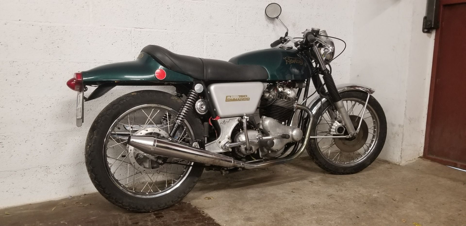 1972 Norton Commando 750 Verte, foto 3