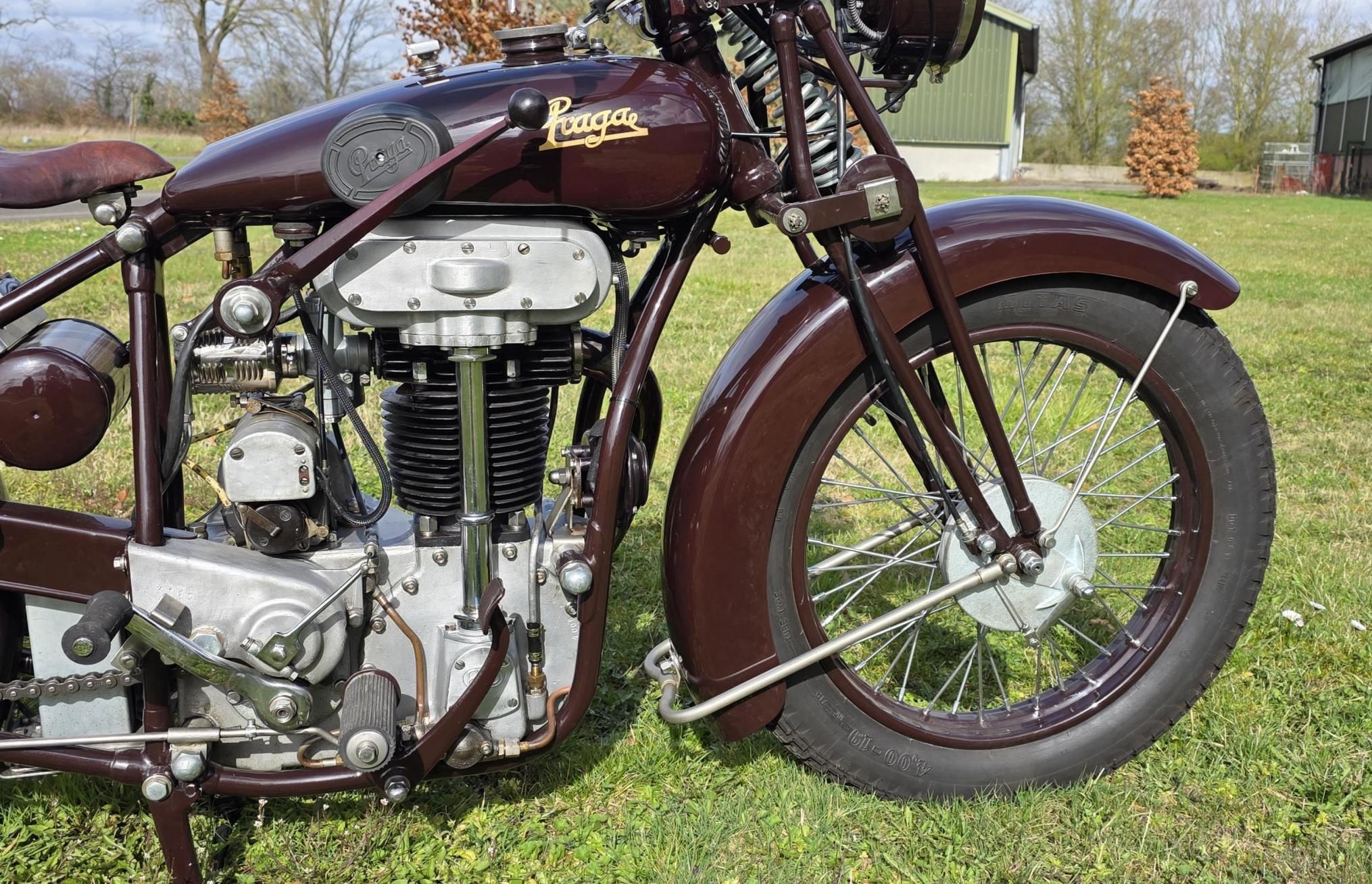 1932 Praga BD500 DOHC german registration papers, foto 4