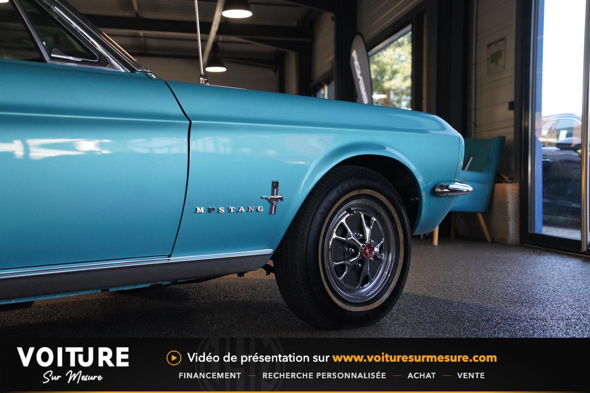 1967 FORD MUSTANG Cabriolet 289 CI V8 - AQUA BLUE - MARTI RE, foto 8